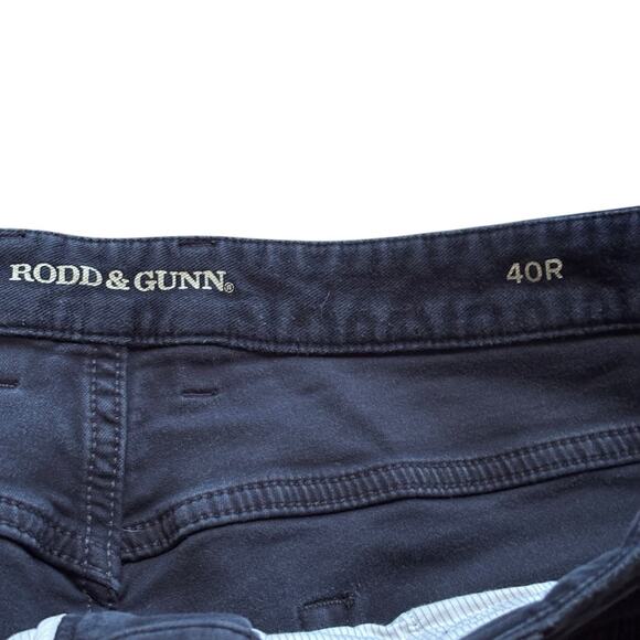 Rodd & Gunn Straight Fit Jeans Men's 40R Blue Wash Stretch Five (5) Pocket Pants - Picture 3 of 6